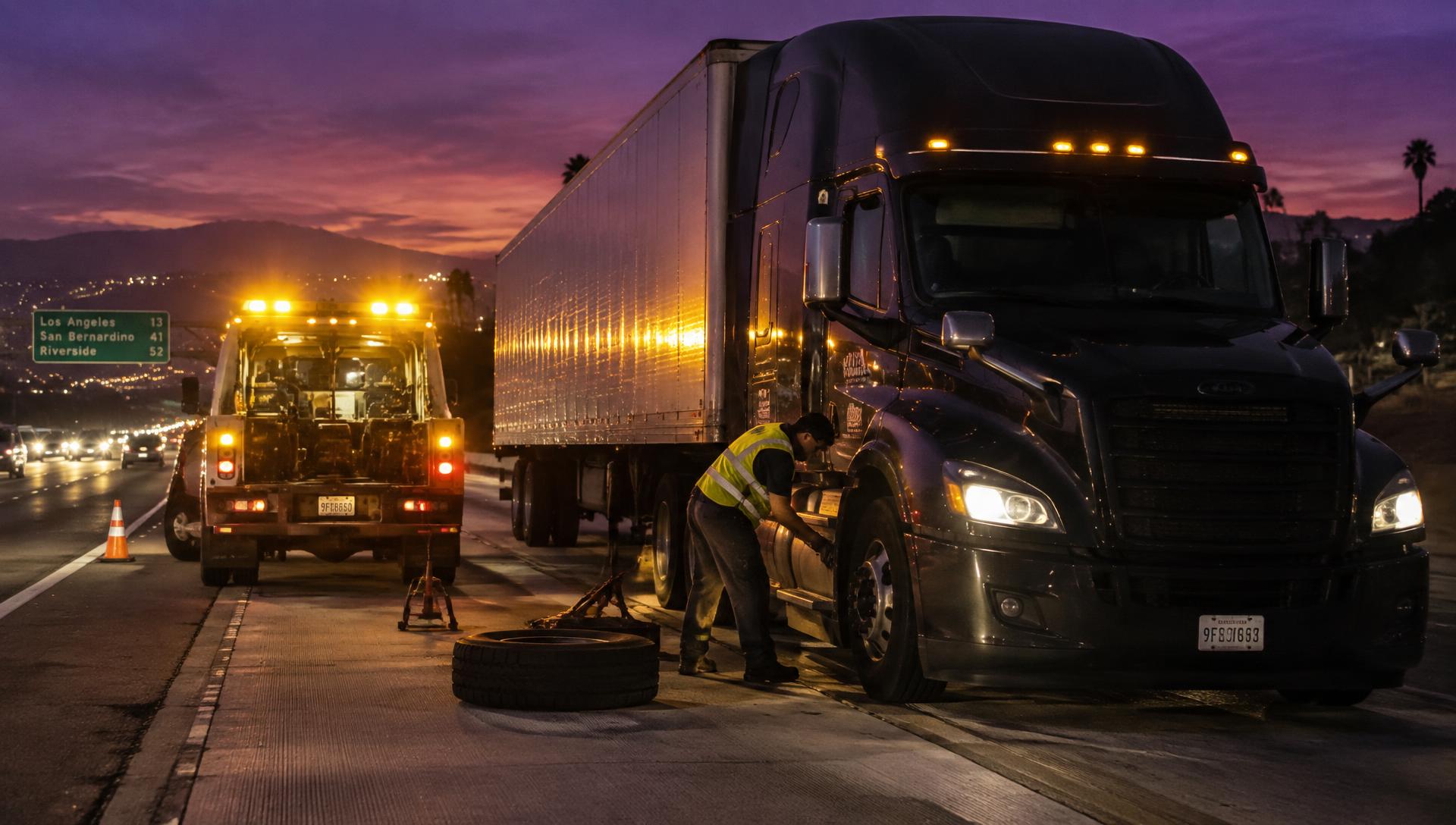Tire Blowout Assistance by EMTS